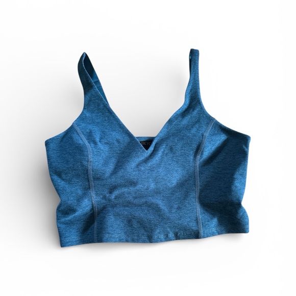 Beyond Yoga Other - Beyond Yoga Deep Blue V-Neck Sports Bra